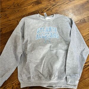 New large Gildan Atlanta allstars cheer sweatshirt ATA